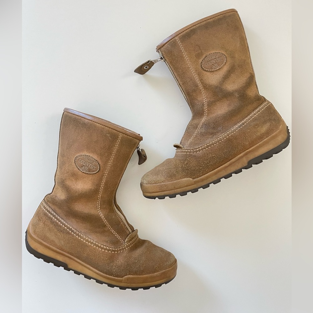 Vintage TECNICA COUNTRY Lined Snow Winter Boots Size 43 EU